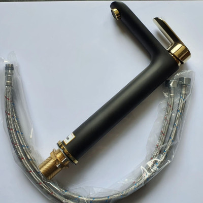 Vòi lavabo nóng lạnh đồng  mạ tĩnh điện chân không Juno sofa Teady VCT- 219DB 