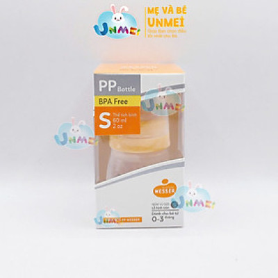 Bình sữa PP Wesser 60ml
