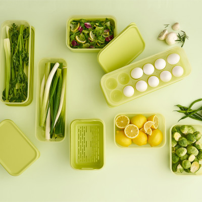 Bộ 2 hộp nhựa bảo quản thực phẩm LocknLock Smart Keep Fresh Food Container 3.2L HLE5600NS2, Hàng chính hãng, giữ tươi mát đến 31 ngày - JoyMall