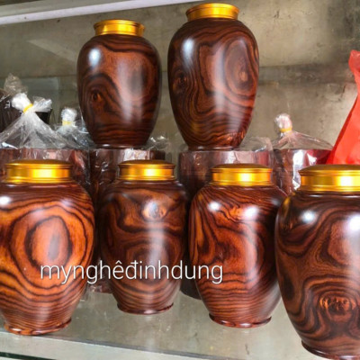 Hộp đựng trà bằng gỗ trắc kt cao 20×10cm