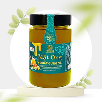 Mật ong Quất Gừng Sả Honeco 500g
