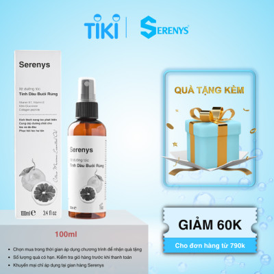 Xịt dưỡng tóc Serenys Tinh dầu bưởi rừng