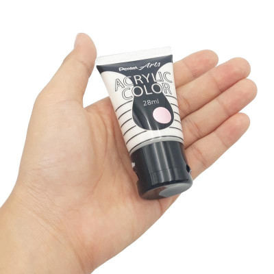 Tuýp Màu Vẽ Acrylic Pentel 28ml WA2-T150 - Iridescent Pearl Red