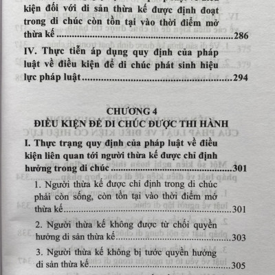 Di Chúc Và Điều Kiện Có Hiệu Lực Của Di Chúc 