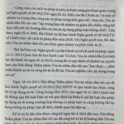 Án Lệ Việt Nam- Phân Tích và Luận Giải tập 1: Từ án lệ số 1 đến án lệ số 43