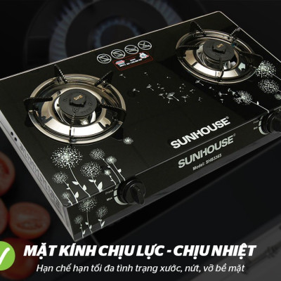 Bếp ga đôi Sunhouse SHB3365 - Hàng Chính Hãng