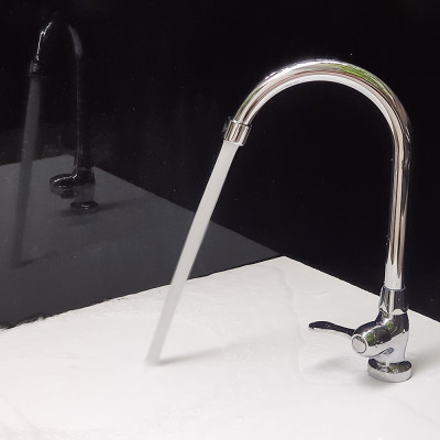 Vòi rửa chén lạnh Đồng mạ Chrome Eurolife EL-RC05 (Trắng bạc)