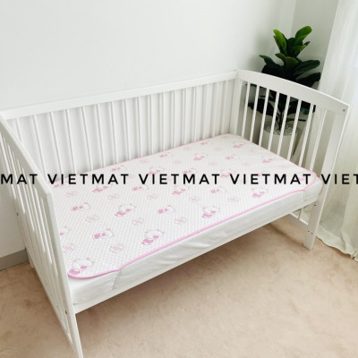 Combo 2 Tấm Lót Chống Thấm VIETMAT Màu Hồng (Size 80 x 120 cm)
