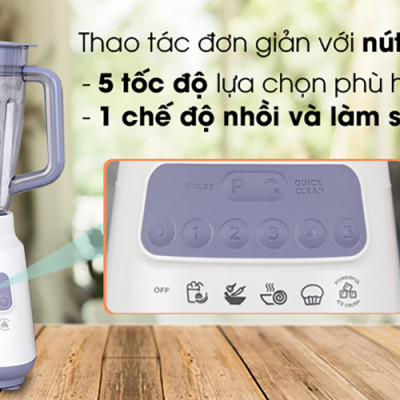 Máy xay sinh tố Philips HR2221/00 (700W) - Hàng Chính Hãng