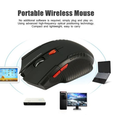 Chuột Máy Tính Không Dây USB 2.4GHz Thiết Kế Mới Cá Tính- Hàng Chính Hãng