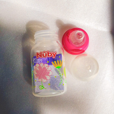 [ 1161-Nuby ] Bình sữa chống sặc cổ hẹp Nuby 120ml ( 3m+ )