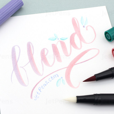 Bút lông cọ hai đầu Tombow ABT Dual Brush Pen - Brush/ Bullet - Scarlet (925)