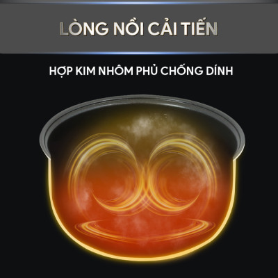Nồi Cơm Điện Tử BlueStone RCB-5946 - Dung Tích 1,5 lít  - Công suất 860W - Lòng nồi phủ chống dính cao cấp an toàn sức khỏe - 6 chế độ cài đặt sẵn - Bảo hành 2 năm - Hàng chính hãng