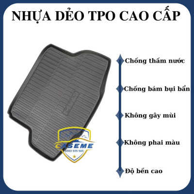 Lót cốp dành cho xe Honda City 2021 không mùi, chất liệu TPO cao cấp