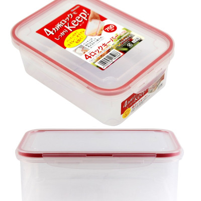 Combo 02 hộp thực phẩm chữ nhật inomata hàng nội địa Nhật Bản