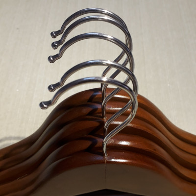 Combo Bộ 20 Móc Áo Gỗ Tam Giác Màu Nâu Cao Cấp