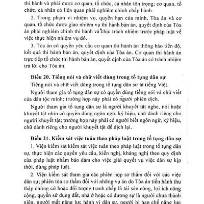 Bộ Luật Tố Tụng Dân Sự Của Nước Cộng Hòa Xã Hội Chủ Nghĩa Việt Nam (2016)