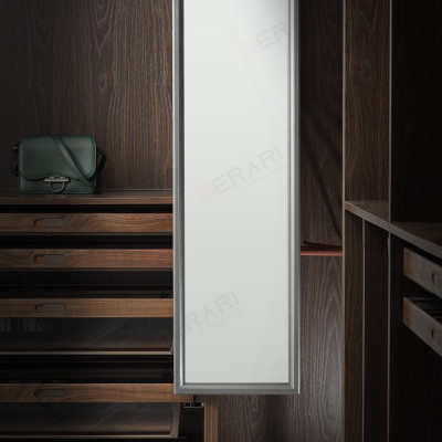Phụ kiện của tủ áo - Gương âm tủ ray giảm chấn mã GW016 thương hiệu Gerari