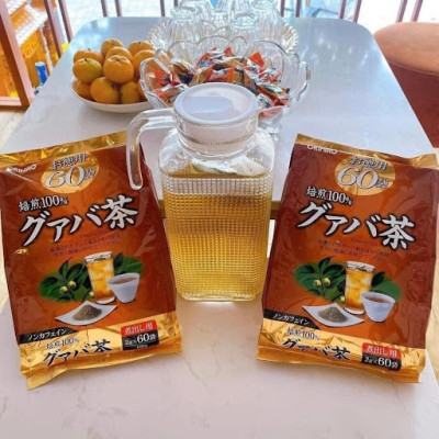 Trà ổi Hỗ Trợ Giảm Câ.n, Giúp Giải Độc, Thanh Lọc Cơ Thể Orihiro Nhật Bản Gói 60 Túi Nhật Bản
