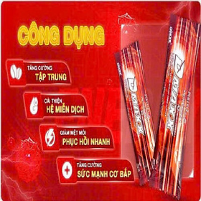 DMAXX thức uống bổ sung vitamin năng lượng không đường DAMODE 72 gói màu đỏ mỗi gói 2,2gr