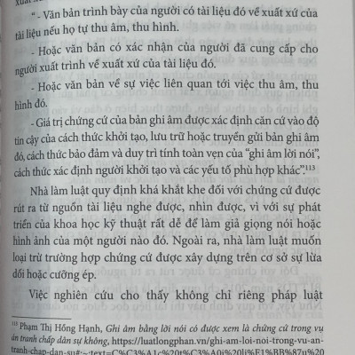 Chứng cứ trong tố tụng dân sự Việt Nam (Sách chuyên khảo)