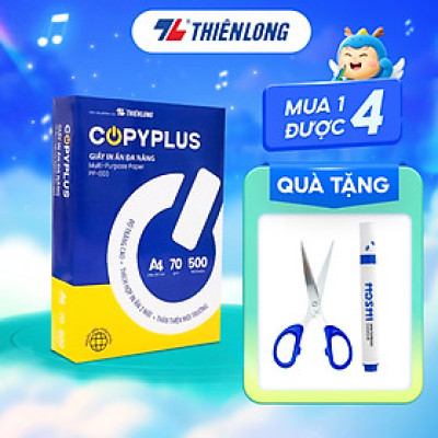 Combo 5/10 Ream giấy A4 70 gsm Thiên Long Copy Plus PP-003 (500 tờ) - Hàng nhập khẩu