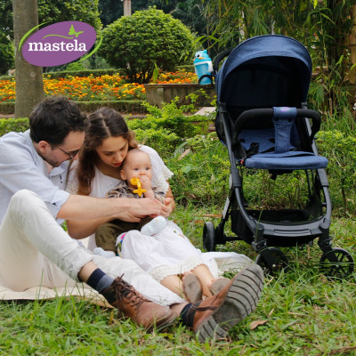 Xe đẩy gấp gọn cho bé Mastela HN275 - Xe đẩy em bé siêu nhẹ, thoáng khí bảo hành 12 tháng
