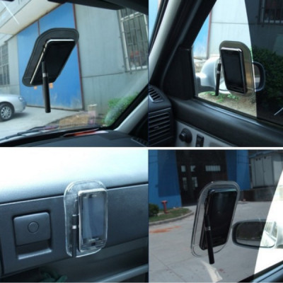  Compo 2 bộ Miếng dán điện thoại trong ô tô (đen) 206038( hàng nhập khẩu )
