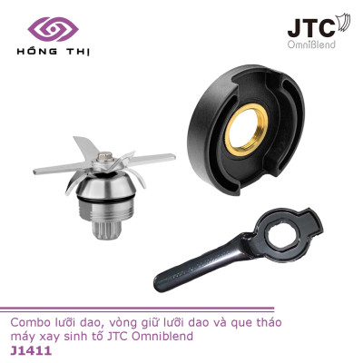 COMBO Lưỡi dao + Vòng giữ lưỡi dao + Phụ Kiện Tháo Lưỡi Dao Máy xay sinh tố hiệu Omniblend - HÀNG NHẬP KHẨU
