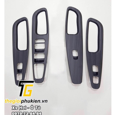 Ốp chống xước nội thất vân đá Hyundai Santafe 2021 Cao cấp