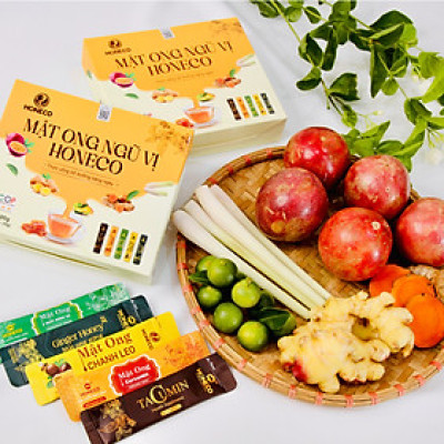 Mật ong Ngũ Vị HONECO (Hộp 20 gói)