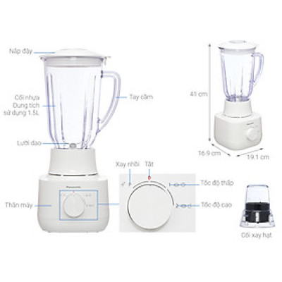Máy xay sinh tố đa năng Panasonic MX-EP5111WRA - HÀNG CHÍNH HÃNG