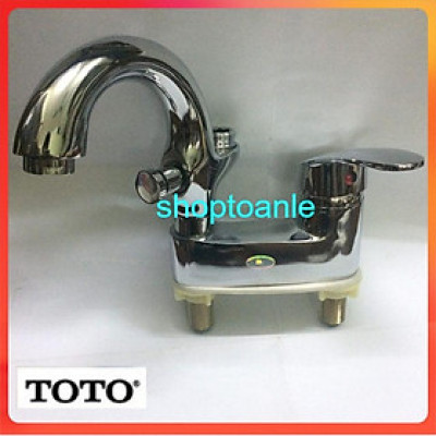 [FREESHIP] Vòi chậu rửa mặt kiêm vòi hoa sen TOTO nóng lạnh dùng chậu 3 lỗ (Vòi liền sen) bảo hành 5 năm