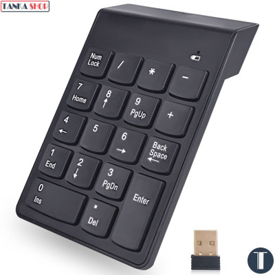 Bàn phím số không dây cho laptop Mini Number Keyboard - Hàng Nhập Khẩu