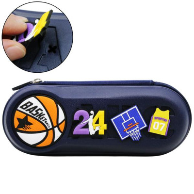 Bóp Viết Nhựa Charm Bóng Rổ Xanh Đậm - Shunde 9036