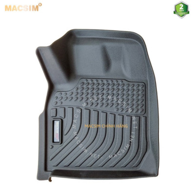 Thảm lót sàn xe ô tô BT50 2022+(sd) Nhãn hiệu Macsim chất liệu nhựa TPE cao cấp màu đen
