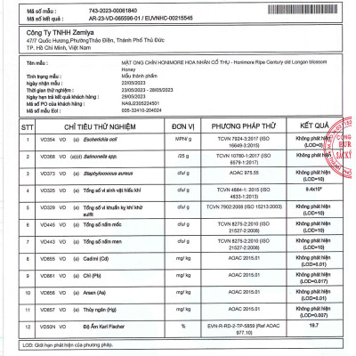 Combo 2 chai cùng loại Mật ong rừng nguyên chất Honimore Hoa Nhãn Cổ Thụ 500g