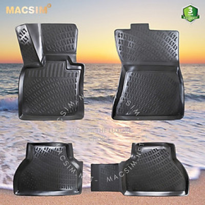 Thảm lót sàn ô tô nhựa TPU Silicon BMW second generation X5 E70 2006- 2013 Nhãn hiệu Macsim