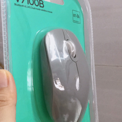 CHUỘT BLUETOOTH CHỐNG ỒN SIMETECH V7100B - HÀNG CHÍNH HÃNG GIAO MÀU NGẪU NHIÊN