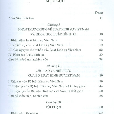 Tổng Quan Luật Hình Sự Việt Nam (Tái bản có sửa chữa, bổ sung) - Bản in năm 2022