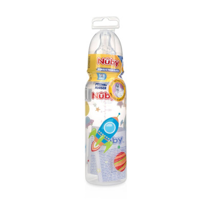 [ 1166-Nuby ] Bình sữa chống sặc cổ hẹp Nuby 240ml ( 0m+ )