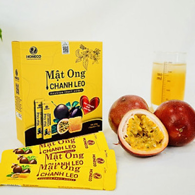 Mật ong chanh leo Honeco 15 gói x 15g