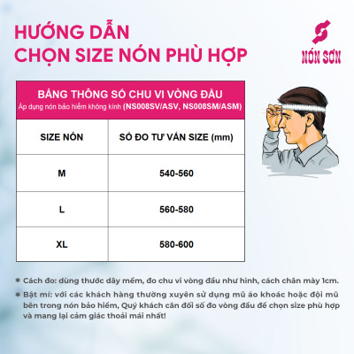 Mũ bảo hiểm sơn mài cao cấp thời trang chính hãng NÓN SƠN ASM-XH528