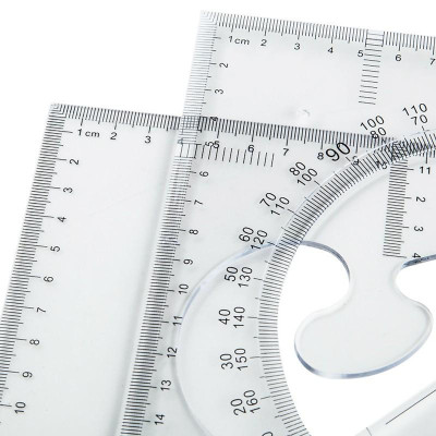 Bộ 2 thước eke 33cm to đại 2 trong 1 CB5635