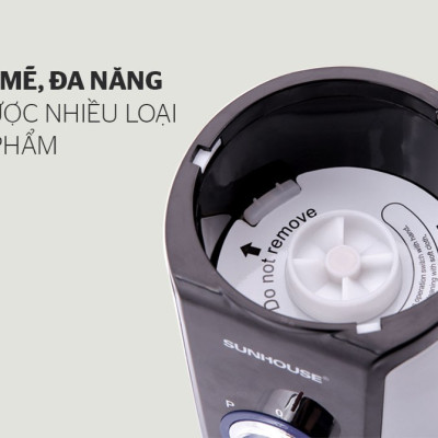 MÁY XAY SINH TỐ ĐA NĂNG SUNHOUSE SHD5322B ĐEN- Hàng Chính Hãng