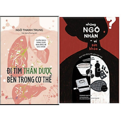 Combo Sách Sức Khỏe Hay Nhất Ai Cũng Nên Đọc Đi Tìm Thần Dược Bên Trong Cơ Thể+Những Ngộ Nhận Vì Sức Khỏe.MHBooks