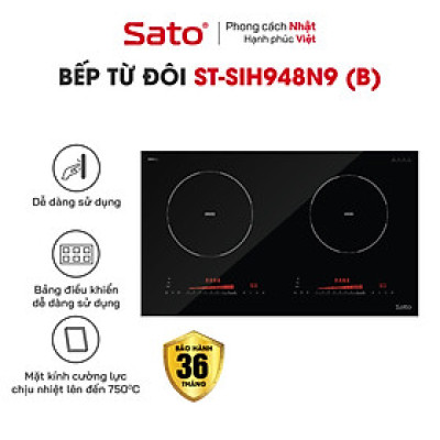 Bếp điện từ thông minh SATO SIH948N9 (B) - Hàng chính hãng