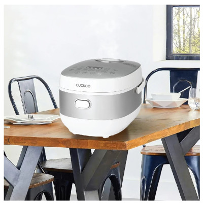 Nồi cơm điện tử 1.08L Cuckoo CR-0690F/SIWH - Màu trắng, Công suất 600W, 12 menu - Hàng chính hãng - Bảo hành 24 tháng