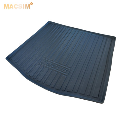 Thảm lót cốp xe ô tô Ford Focus sedan qd 2012-2018 nhãn hiệu Macsim chất liệu TPV cao cấp màu đen