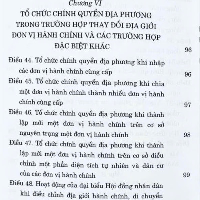 Luật Tổ Chức Chính Quyền Địa Phương Năm 2025